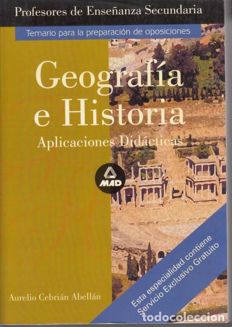 books: GEOGRAF&Iacute;A E HISTORIA. APLICACIONES DID&Aacute;CTICAS - CEBRI&Aacute;N ABELL&Aacute;N, AURELIO