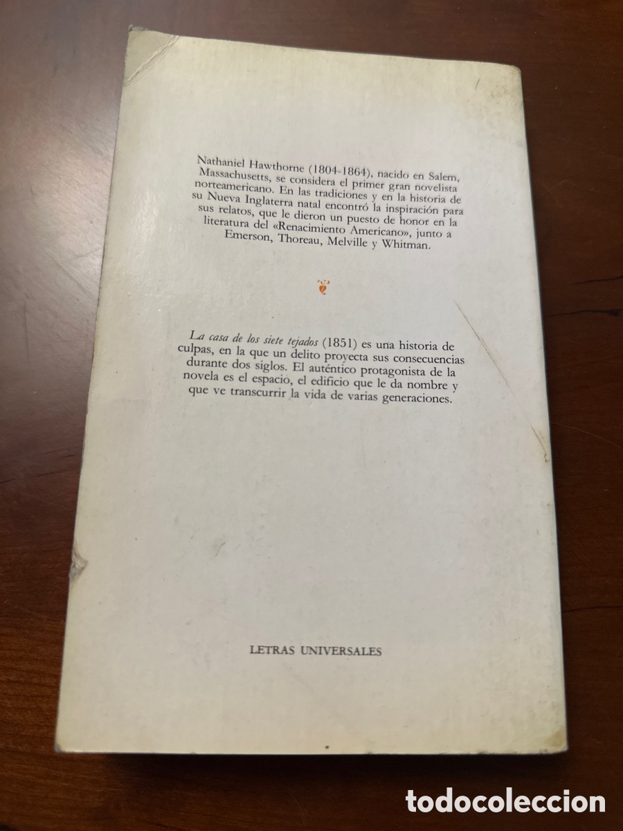 Libros: CASA DE LOS SIETE TEJADOS - LA - HAWTHORNE, NATHANIEL - Foto 5