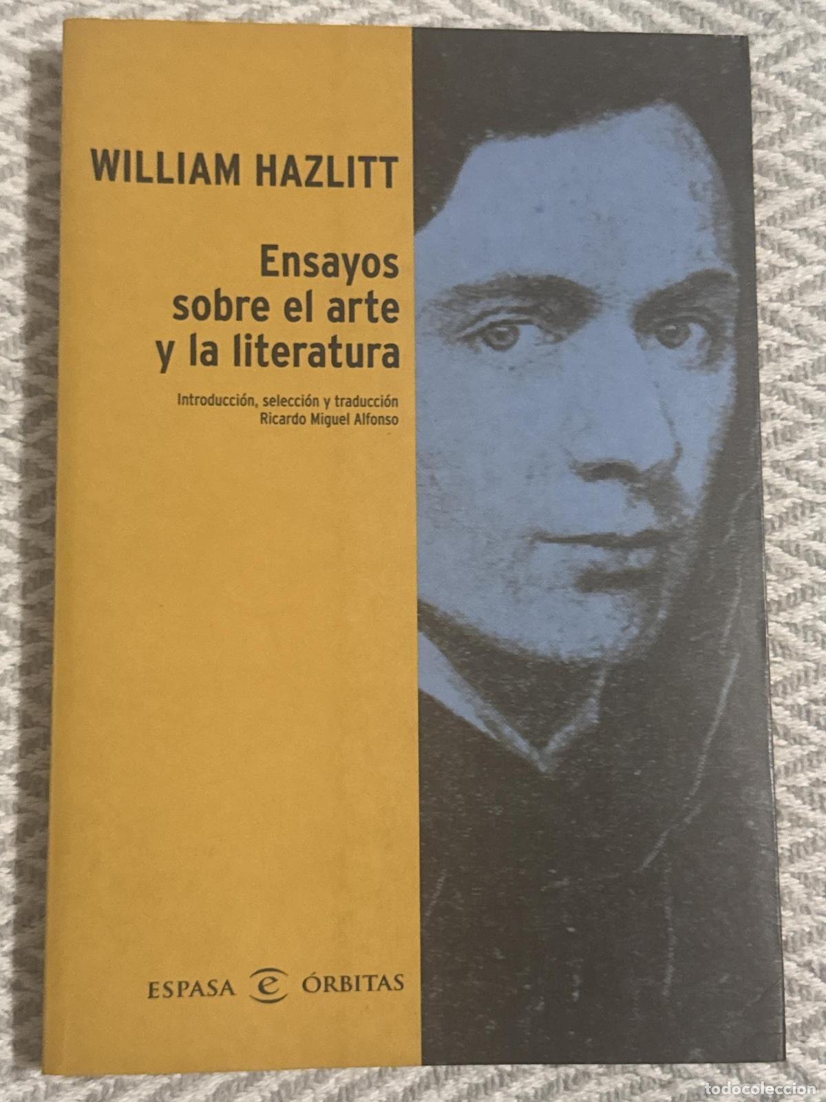Libros: Ensayos sobre el arte y la literatura - William Hazlitt