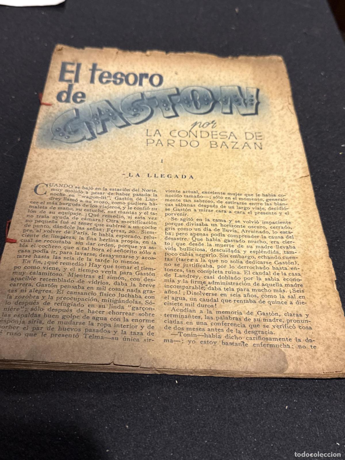 Libros: El tesoro de Gast&oacute;n - Emilia Pardo Baz&aacute;n - Foto 1