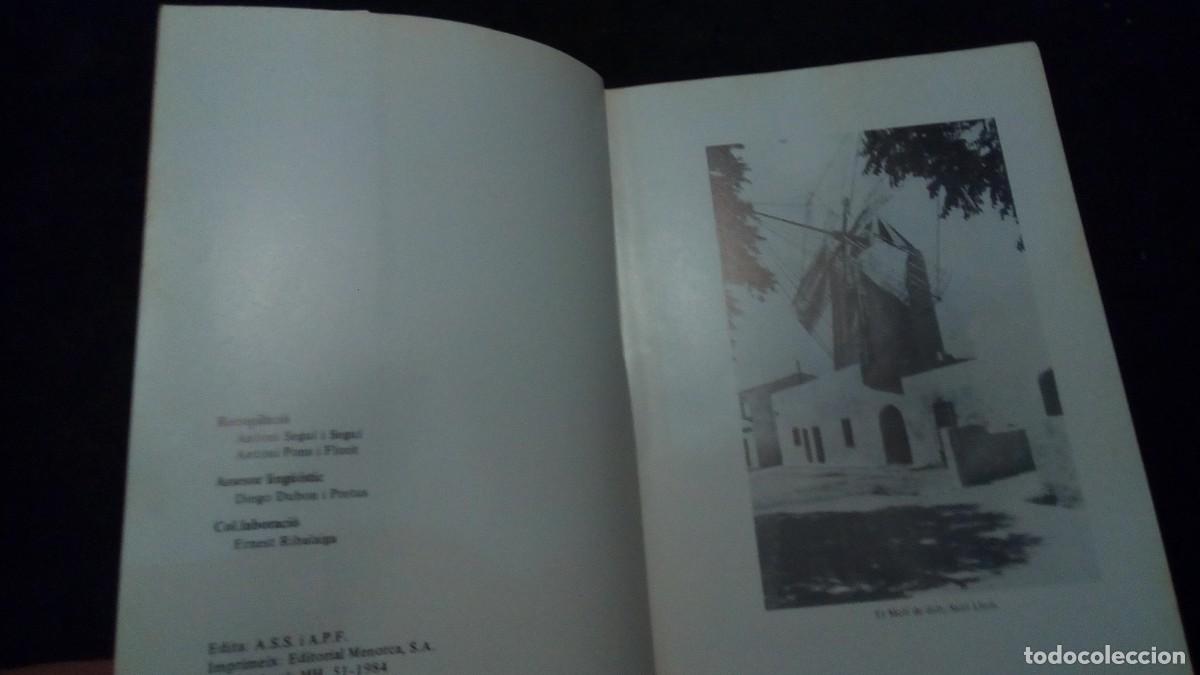Libros: RECULL DE GLOSES D EN PERE PONS I OLIVES. Menorca-LIBRO COMO NUEVO - Foto 2