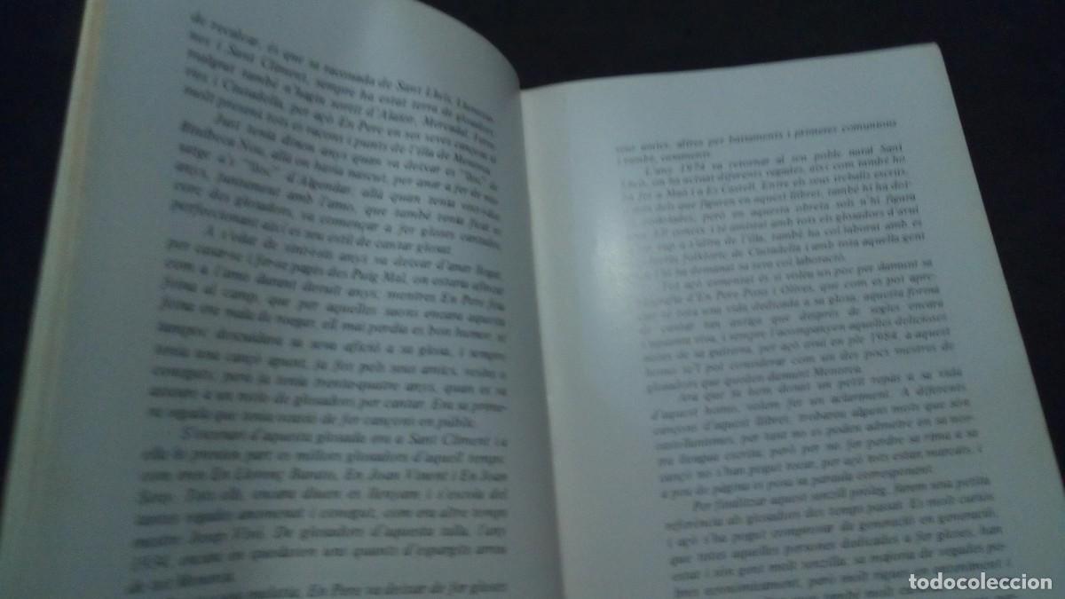 Libros: RECULL DE GLOSES D EN PERE PONS I OLIVES. Menorca-LIBRO COMO NUEVO - Foto 5