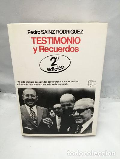 Libri di seconda mano: Testimonio y recuerdos- 9788432056413
