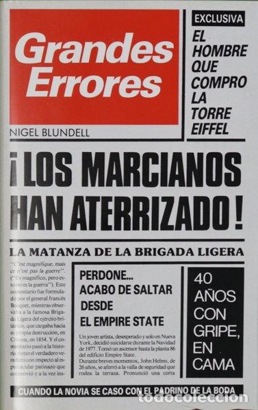 Libros: Grandes errores- 9788422615668 - Foto 1