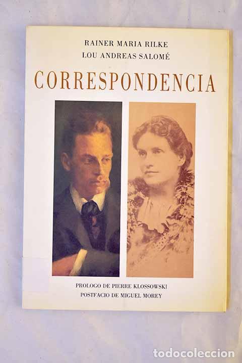 Livros em segunda m&atilde;o: Correspondencia: Rilke, Rainer Maria; Andreas-Salom&eacute;, Lou.- Rilke, Rainer Maria; Andreas-Salom&eacute;, Lou