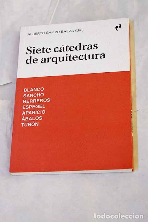 B&uuml;cher: Siete c&aacute;tedras de arquitectura