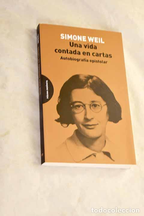 Libros: Una vida contada en cartas.- Weil, Simone - Foto 1