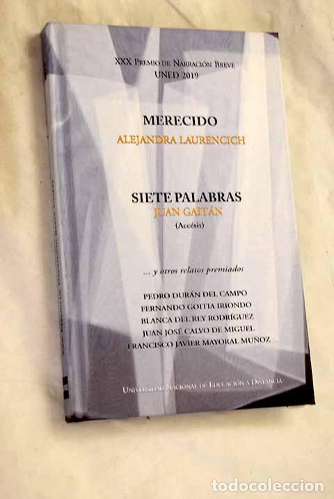 Libros: XXX Premio de Narraci&oacute;n Breve UNED 2019