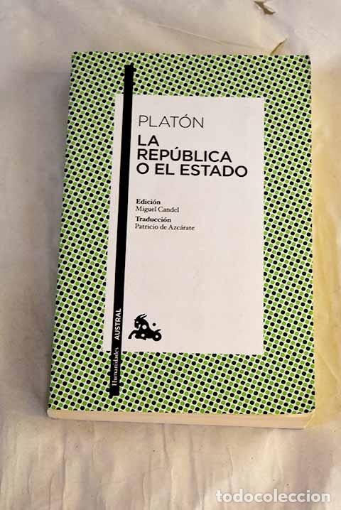 Libros: La rep&uacute;blica: Plat&oacute;n.- Plat&oacute;n - Foto 1