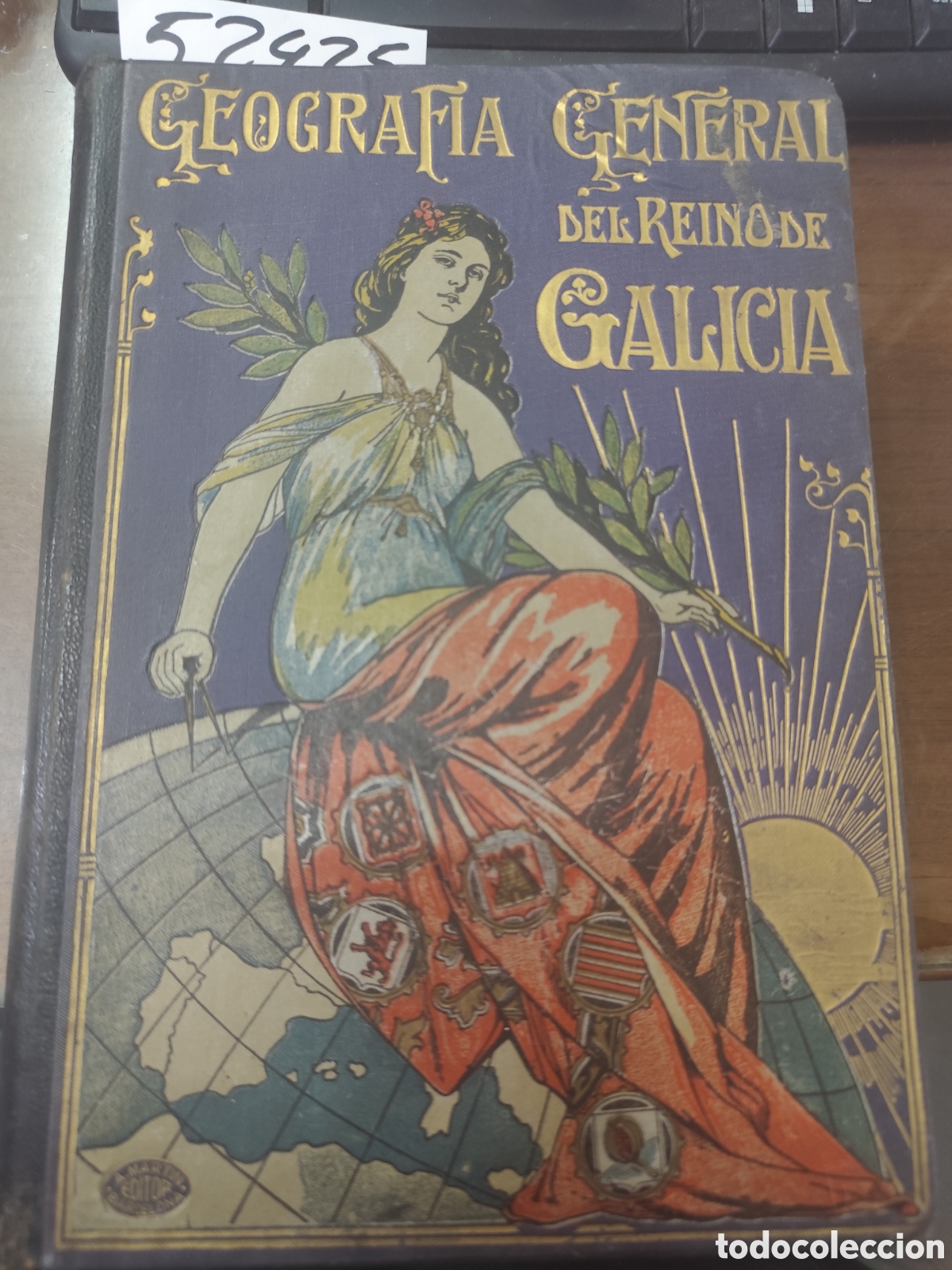 books: GEOGRAFIA GENERAL DEL REINO DE GALICIA. Provincia de Lugo. A&ntilde;o 1928 - AMOR MEILAN,Manuel