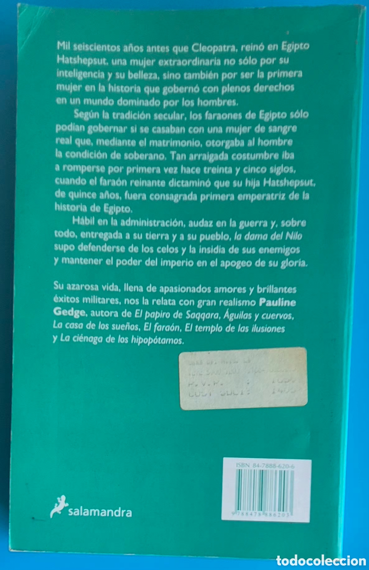 Libros: PAULINE GEDGE - LA DAMA DEL NILO - Foto 2