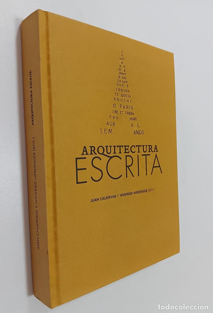 Libros: Arquitectura escrita - Juan Calatrava y Winfried Nerdinger (eds)