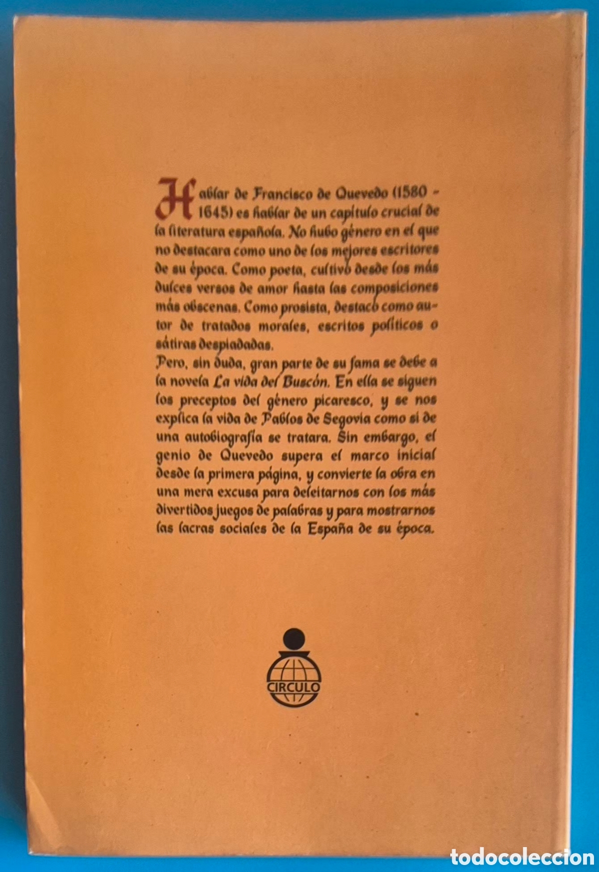 Libros: FRANCISCO DE QUEVEDO - LA VIDA DEL BUSC&Oacute;N - Foto 2