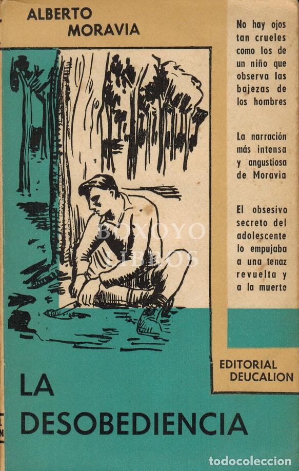 Livros em segunda m&atilde;o: MORAVIA, Alberto. La desobediencia. Traducci&oacute;n de Hern&aacute;n Mario Cueva