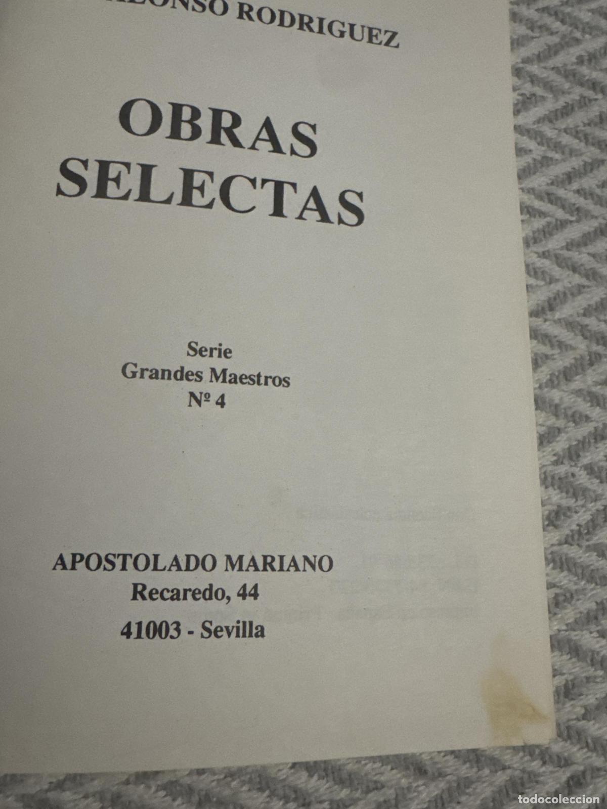 Libros: Obras selectas 4 - San Alonso Rodriguez - Foto 4