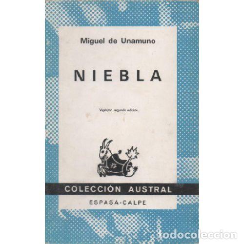 Libros: NIEBLA - MIGUEL DE UNAMUNO
