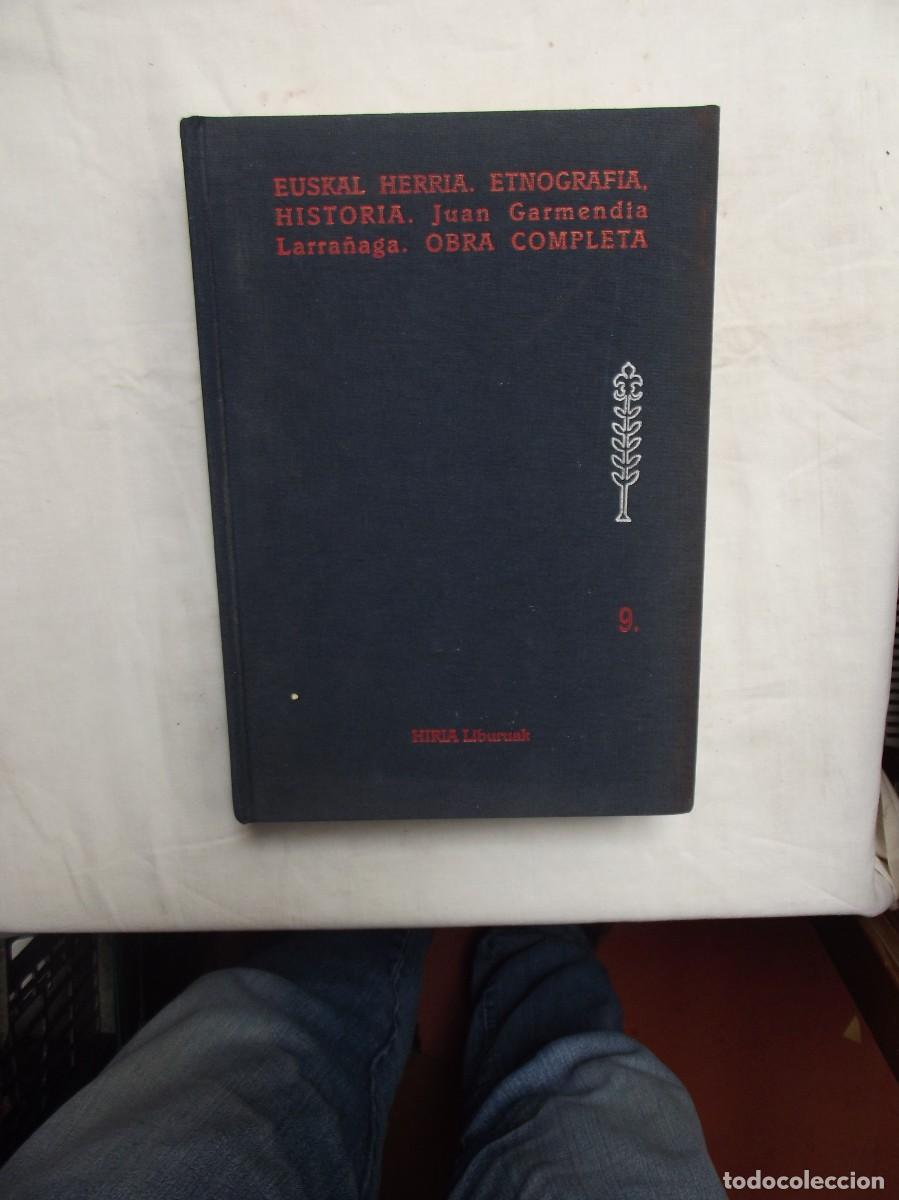 Livros em segunda m&atilde;o: EUSKAL HERRIA . ETNOGRAFIA , HISTORIA DE JUAN GARMENDIA TOMO 9