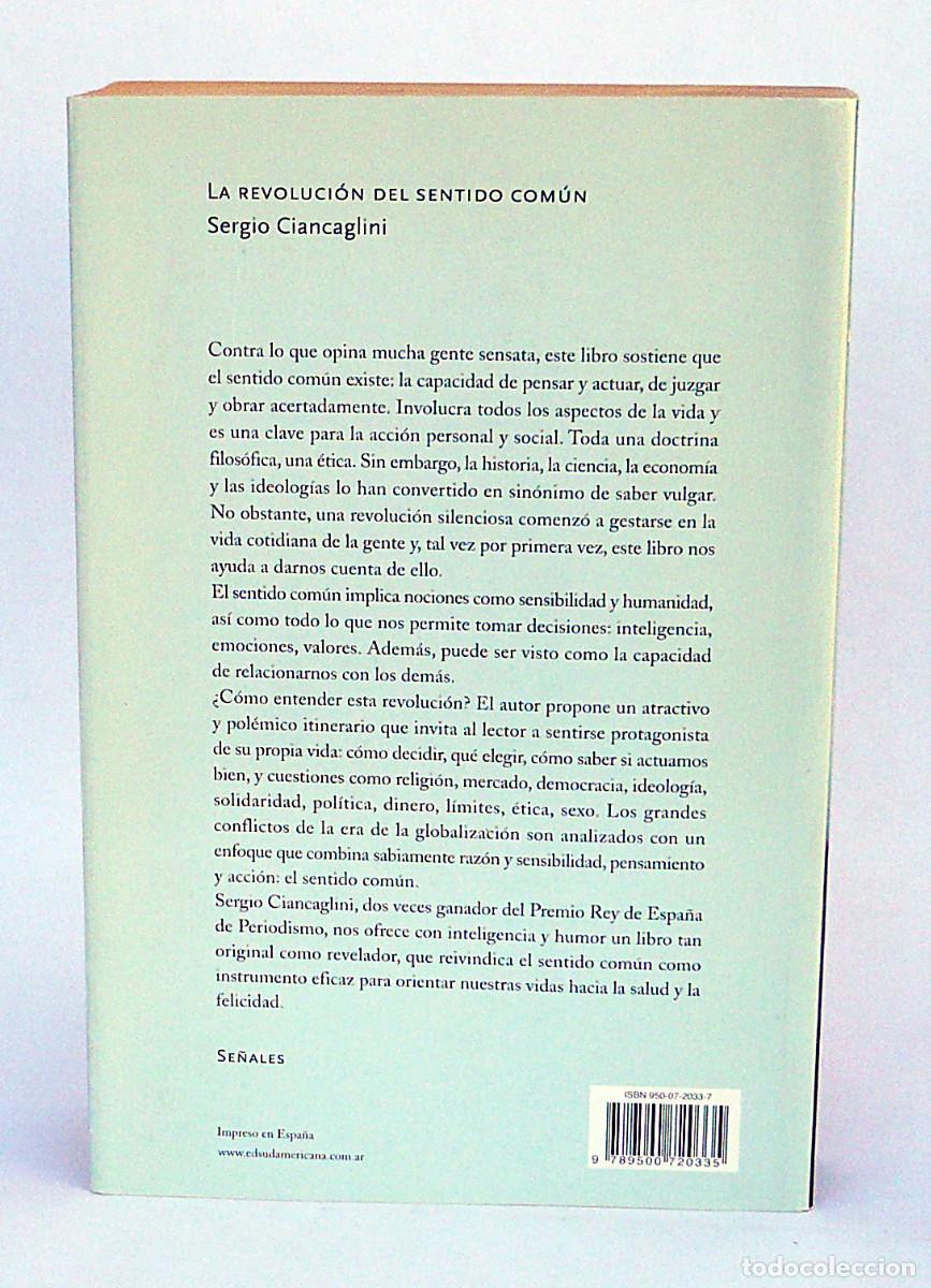 Libros: La revolucion del sentido comun, Sergio Ciancaglini - Foto 2