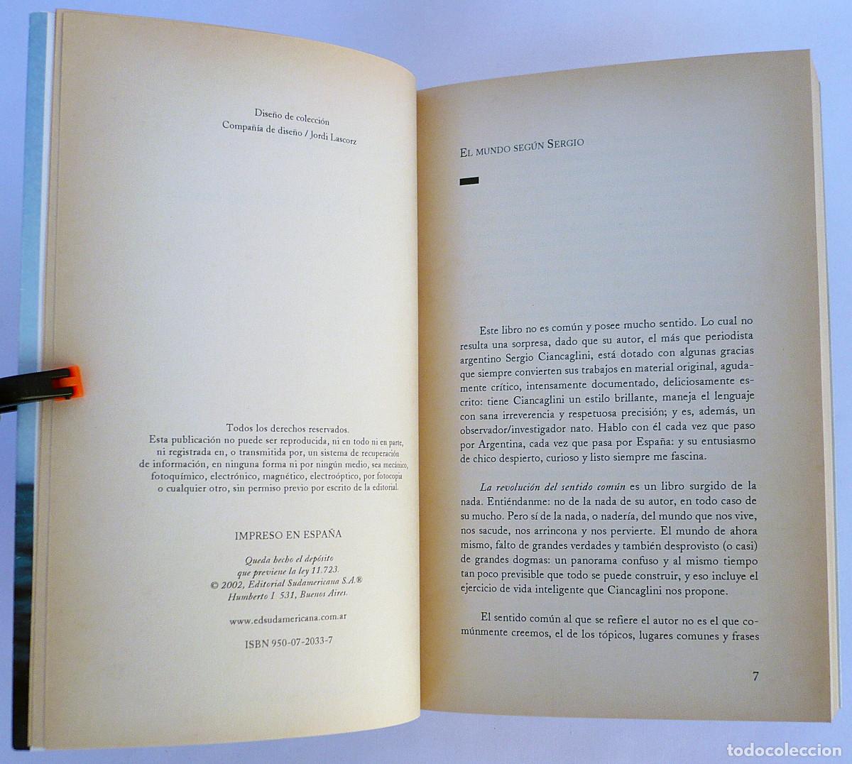 Libros: La revolucion del sentido comun, Sergio Ciancaglini - Foto 6