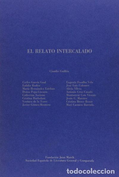 Livros em segunda m&atilde;o: El relato intercalado- 9788460446170