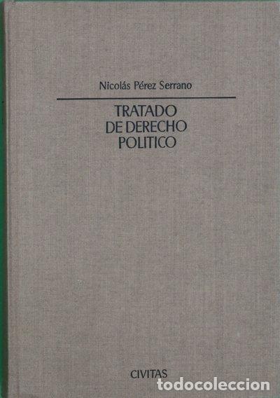Livres: Tratado de derecho pol&iacute;tico- 9788473980234