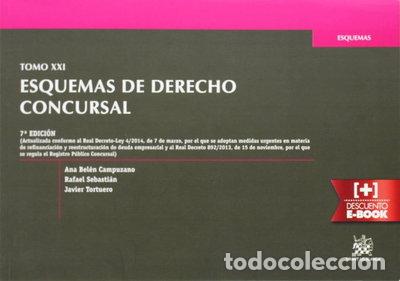 Livros em segunda m&atilde;o: Tomo XXI Esquemas de Derecho Concursal- 9788490539545