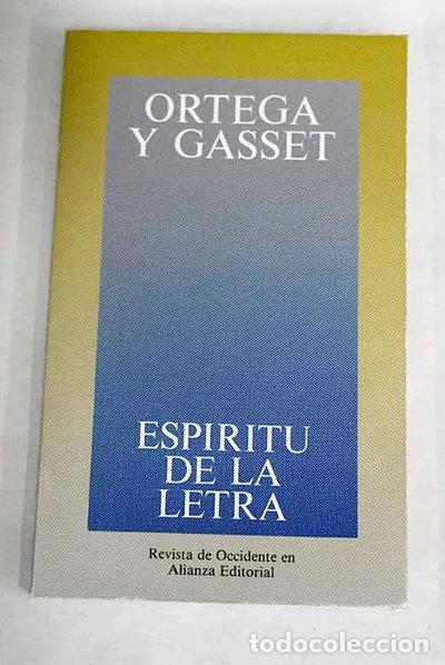 Libros: Esp&iacute;ritu de la letra- 9788420641287