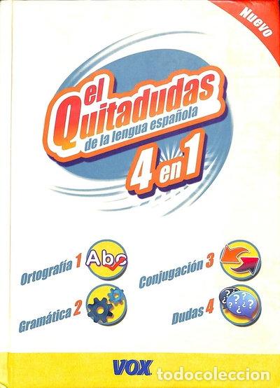 B&uuml;cher: El Quitadudas de la lengua espa&ntilde;ola 4 en 1- 9788471538697