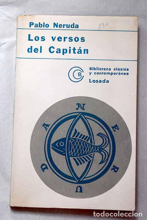 books: Los versos del capit&aacute;n: poemas de amor.- Neruda, Pablo
