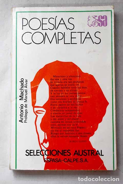 B&uuml;cher: Poes&iacute;as completas: Machado, Antonio.- Machado, Antonio