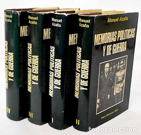 Libri di seconda mano: Memorias pol&iacute;ticas y de guerra.- Aza&ntilde;a, Manuel