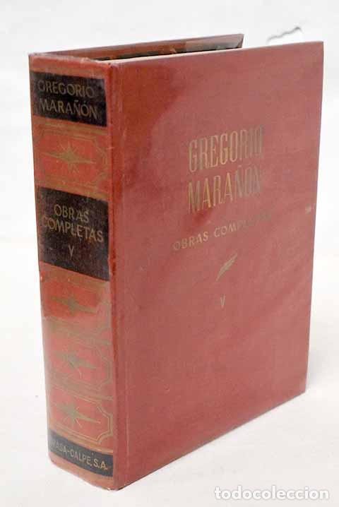 Libri di seconda mano: Obras completas, Tomo V.- Mara&ntilde;&oacute;n, Gregorio