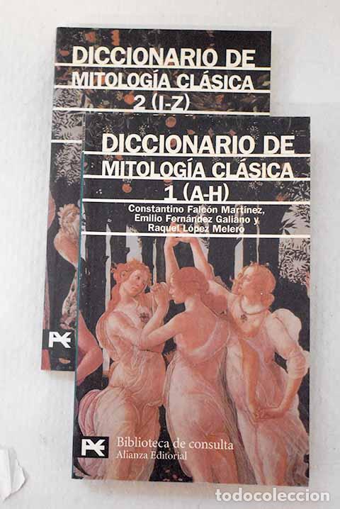 Libri di seconda mano: Diccionario de mitolog&iacute;a cl&aacute;sica.- Falc&oacute;n Mart&iacute;nez, Constantino