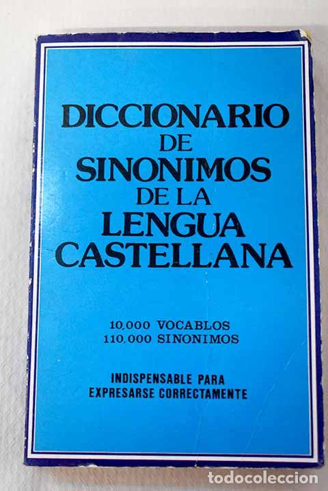 Libros: Diccionario de sin&oacute;nimos de la lengua castellana.- Mateo Blanco, Joaqu&iacute;n