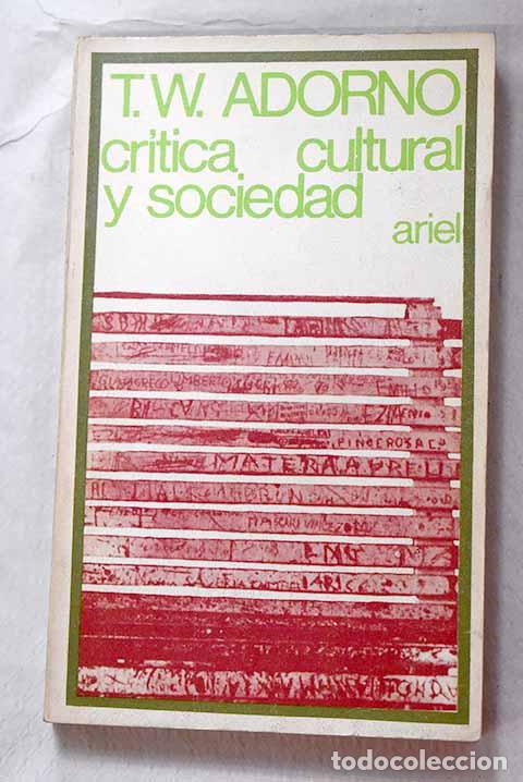 B&uuml;cher: Cr&iacute;tica cultural y sociedad.- Adorno, Theodor W.