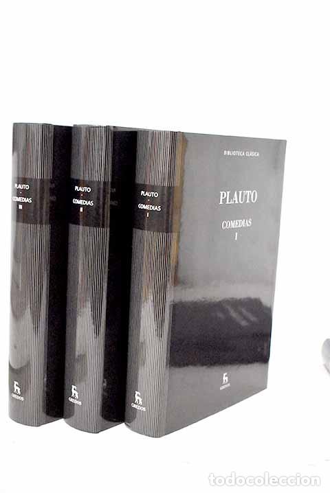 books: Comedias: Plauto: Gredos..- Plauto