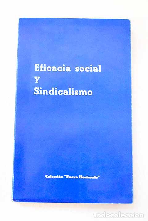 Livres: Eficacia social y sindicalismo