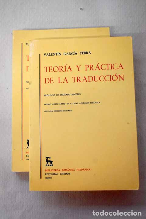 Libros: Teor&iacute;a y pr&aacute;ctica de la traducci&oacute;n.- Garc&iacute;a Yebra, Valent&iacute;n - Foto 1