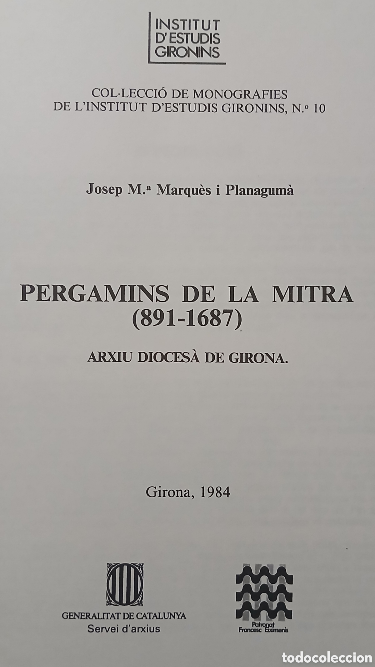 Libros: PERGAMINS DE LA MITRA 891-1687 - Foto 3