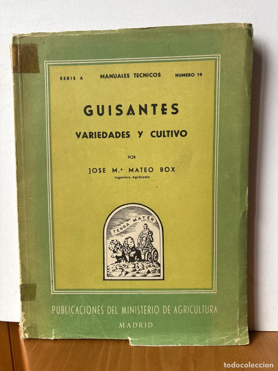 Libri di seconda mano: GUISANTES. VARIEDADES Y CULTIVO. SERIE A MANUALES TECNICOS N&ordm;19 - JOSE MARIA MATEO BOX TDK847