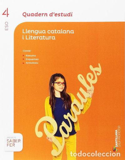 Livros em segunda m&atilde;o: Llengua catalana i literatura, 4 ESO. Quadern d'estudi- 9788490476581