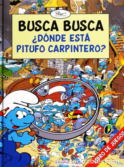 Livros em segunda m&atilde;o: Busca busca. &iquest;D&oacute;nde est&aacute; Pitufo Carpintero?- 9788491202783