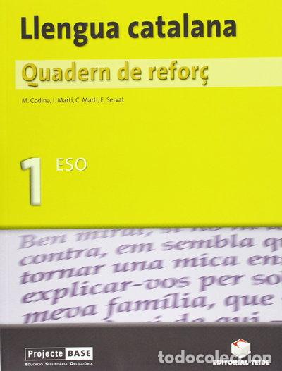 Libros: Llengua catalana. Quadern de refor&ccedil; 1- 9788430748105