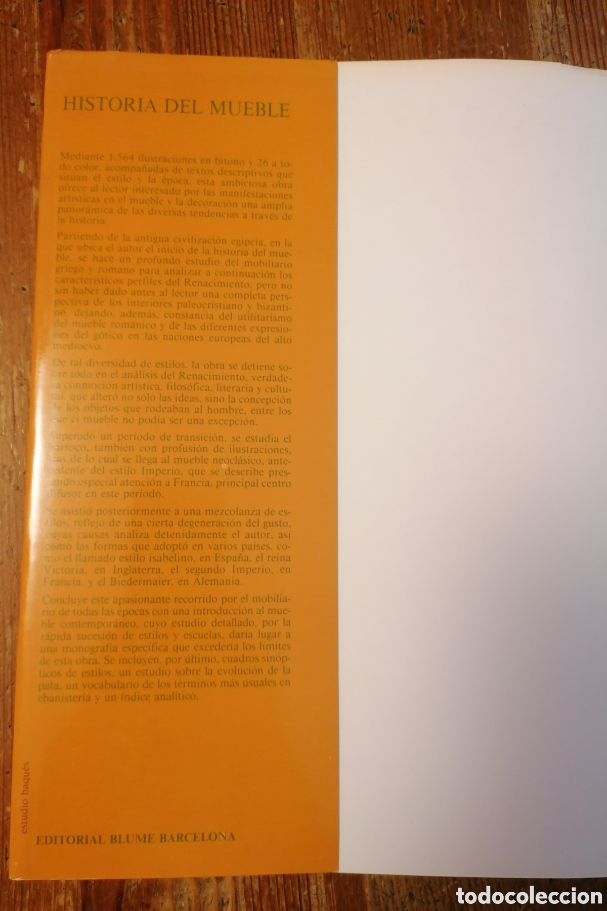 Libros: HISTORIA DEL MUEBLE - Luis Feduchi - Foto 4