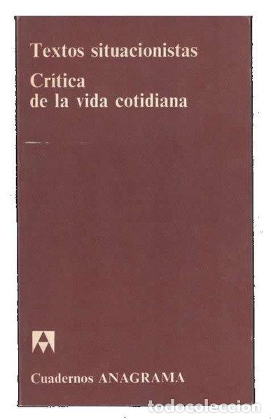 Livros em segunda m&atilde;o: Textos situacionistas: cr&iacute;tica de la vida cotidiana- 9788433903556