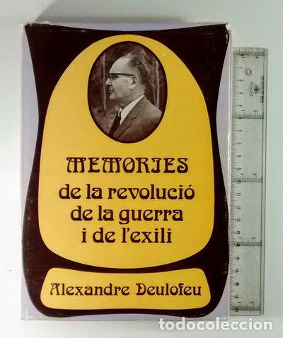 Libri di seconda mano: Mem&ograve;ries de la revoluci&oacute;, de la guerra i de l'exili- 9788485069156