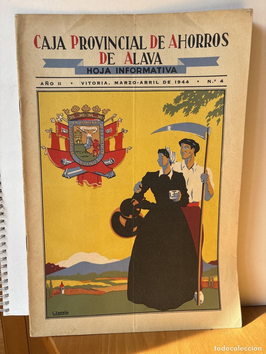 books: HOJA INFORMATIVA CAJA PROVINCIAL DE AHORROS DE ALAVA. A&Ntilde;O IV. N&ordm;10. AGOSTO 1946 EN HONOR DE LA VIRGE