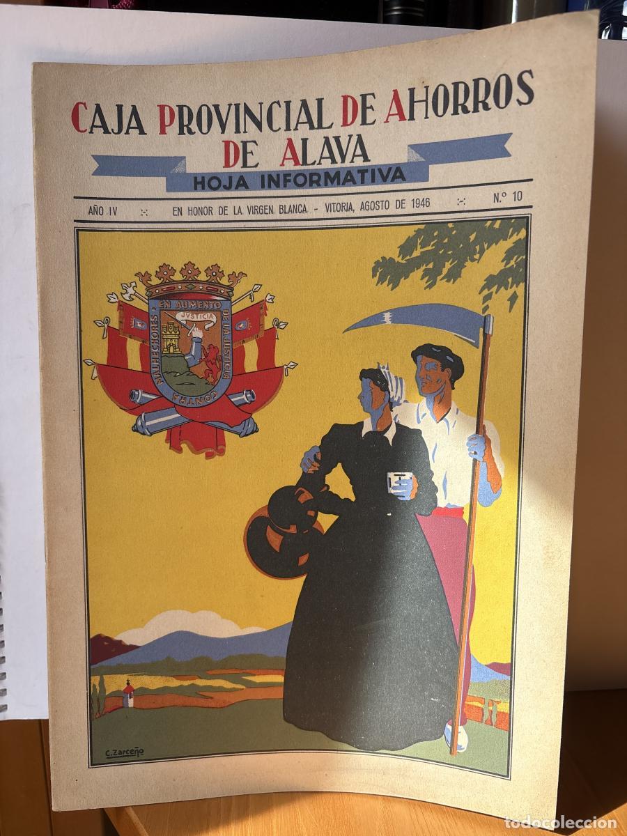 books: HOJA INFORMATIVA CAJA PROVINCIAL DE AHORROS DE ALAVA. A&Ntilde;O II. N&ordm;4. MARZO-ABRIL 1944 - TDK954