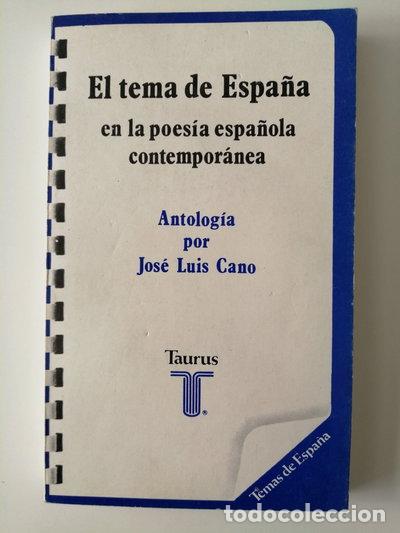 Libros: El tema de Espa&ntilde;a en la poes&iacute;a espa&ntilde;ola contempor&aacute;nea- 9788430641055
