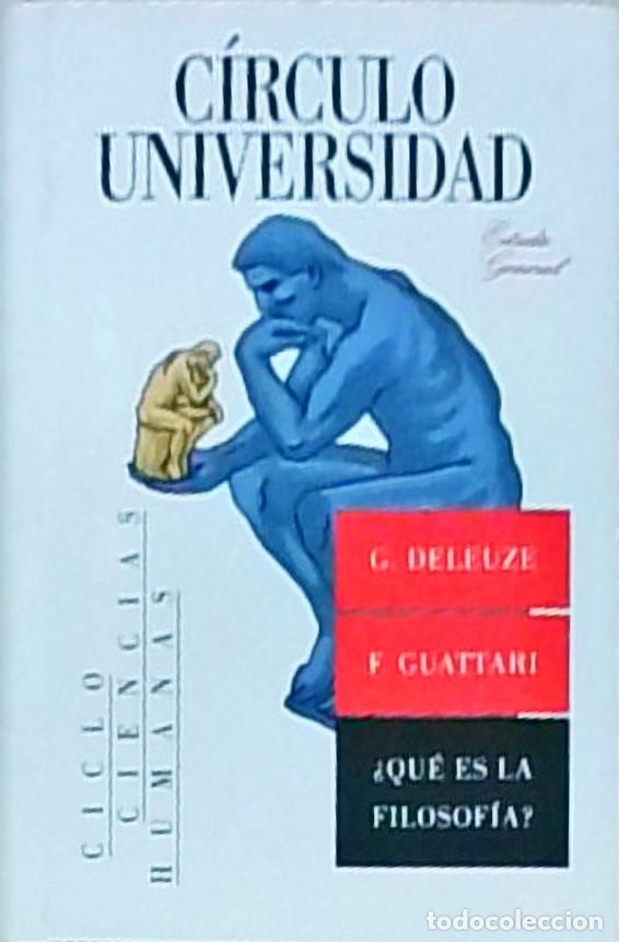 Libri di seconda mano: Qu&eacute; es la filosof&iacute;a? - DELEUZE, Gilles y GUATTARI, F&eacute;lix: